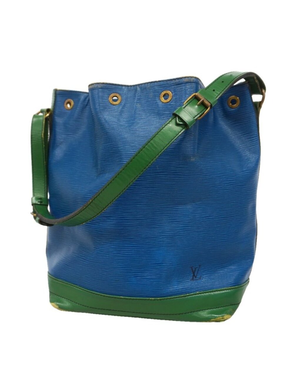 Louis Vuitton Shoulder Bag Epi Noe Toledo Blue Borneo Green